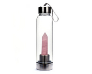 Crystal Bliss Rose Quartz Water Bottle